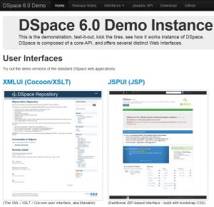 DSpace 6.0 Demo Site