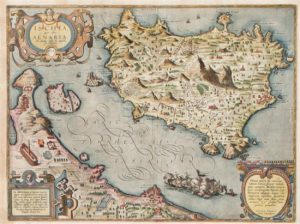 Egy Abraham Ortelius-féle atlasz