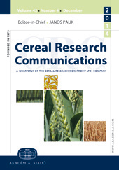 Cereal Research Communications