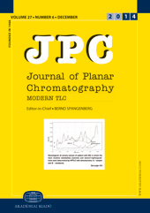 JPC – Journal of Planar Chromatography – Modern TLC