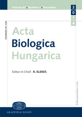 Acta Biologica Hungarica